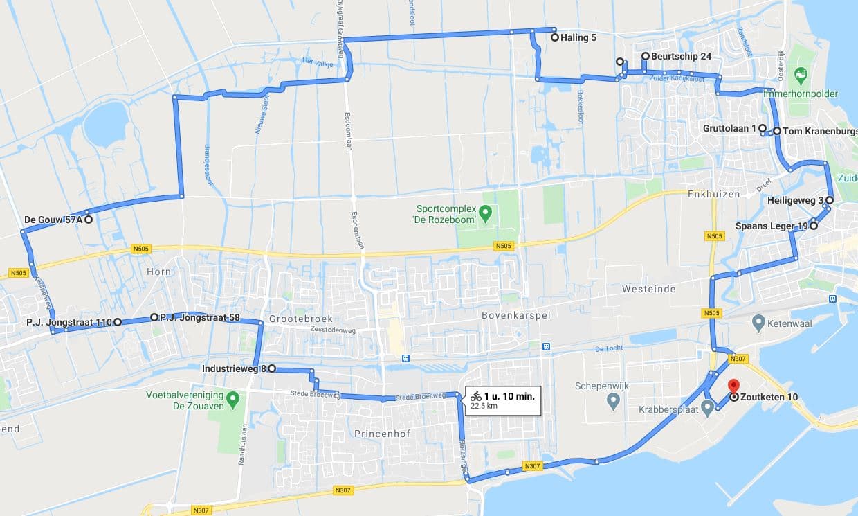 Boeren & vissers route